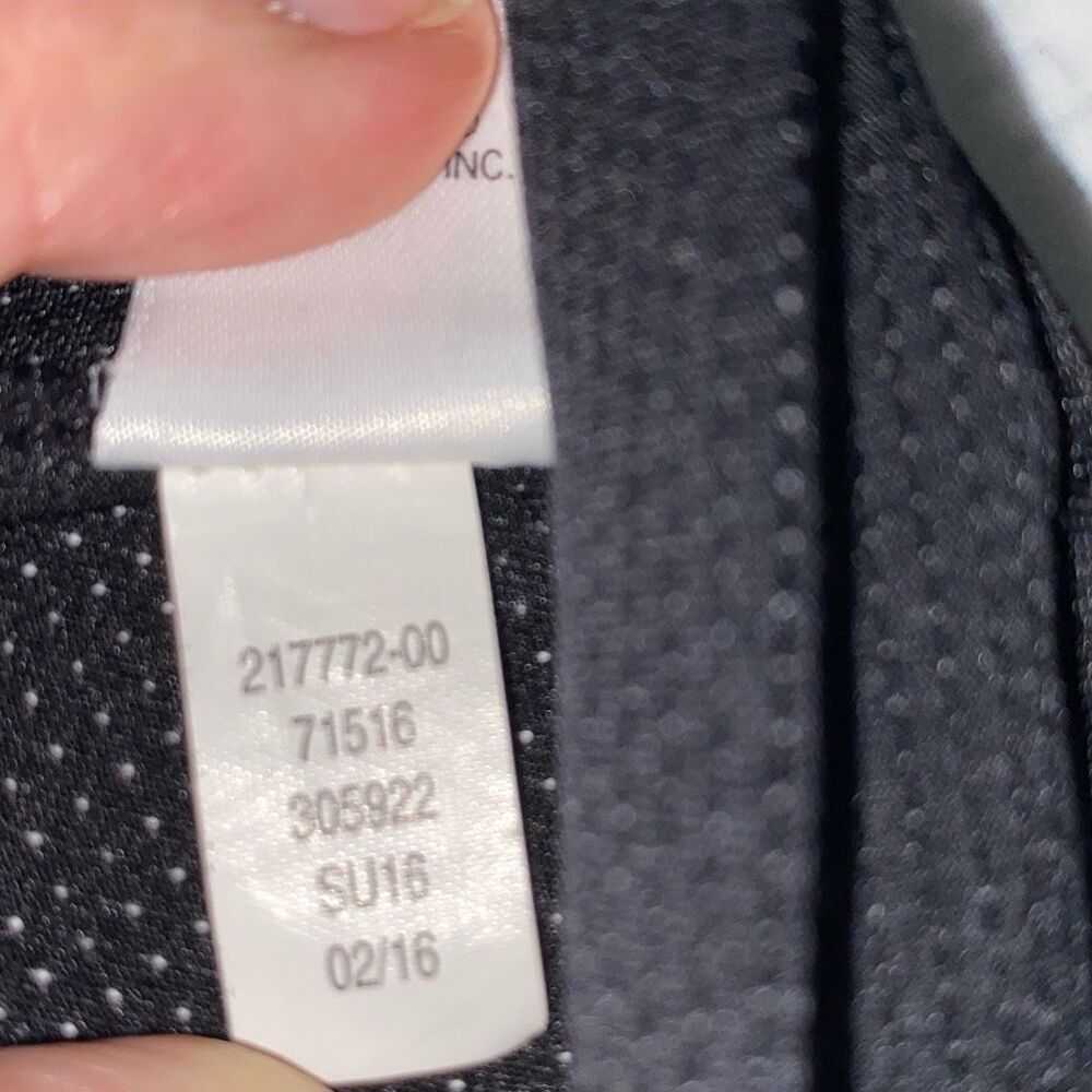 Athleta Small Black Gel Mesh Supercharged 2-in-1 Shelf Bra Tank Top Small Black - Picture 16 of 16